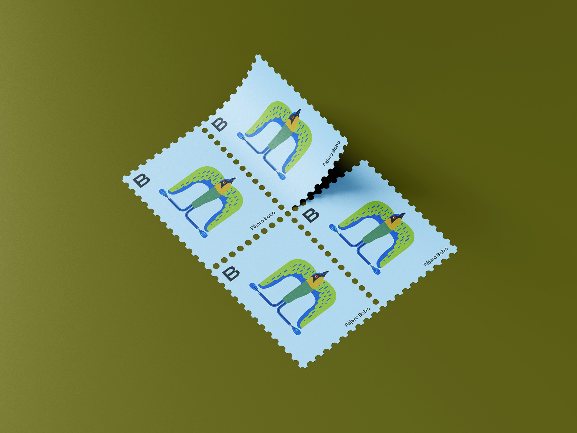 Estampilla-B